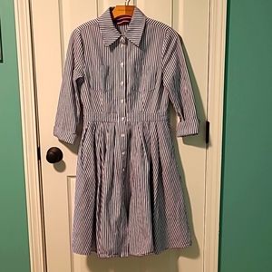 Eliza J Womens Size 6 Striped Dress